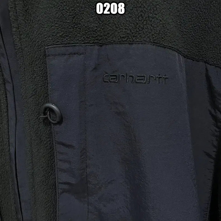[BUNJANG] Carhartt WIP Full-Zip Fleece Jacket Black / XXL 칼하트 WIP 풀집업 후리스 자켓 블랙
