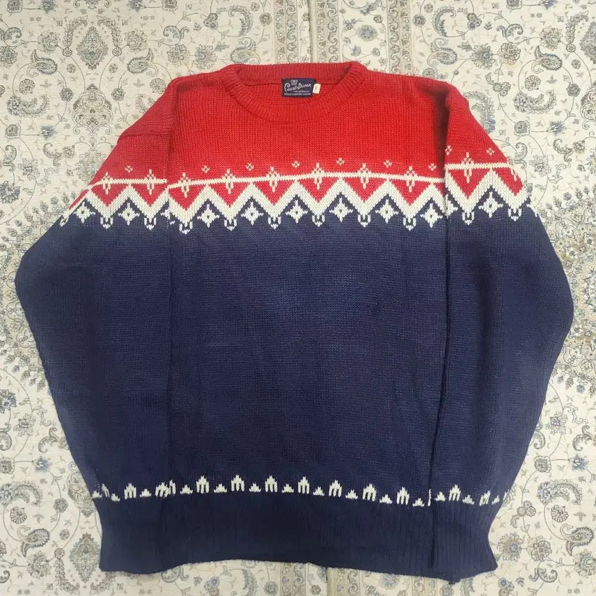 [BUNJANG] Pearl Diver Pattern Knit M / Pearl Diver 패턴 니트 M