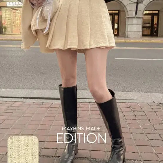 [BUNJANG] Me:B Tweed Mini Skirt (Skort) M / 메이빈스 트위드 미니 스커트 (치마바지)m 새상품 반값이하