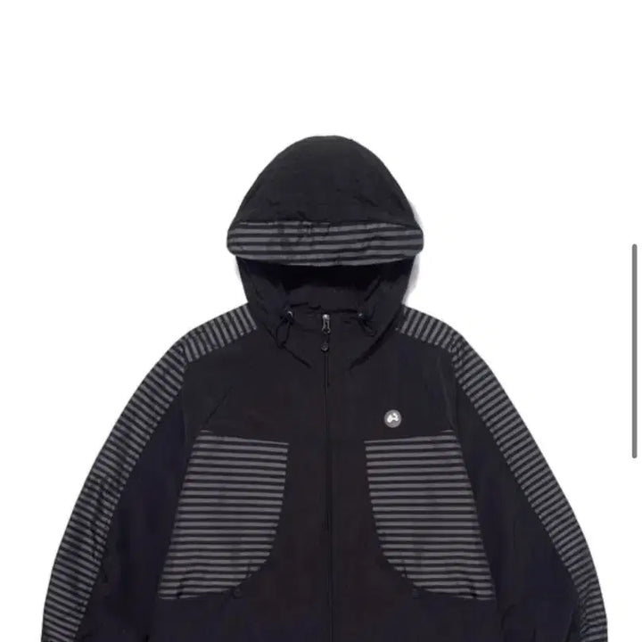 [BUNJANG] HUG YOUR SKIN Stripe Windbreaker / 허그유어스킨 Stripe wind-breaker