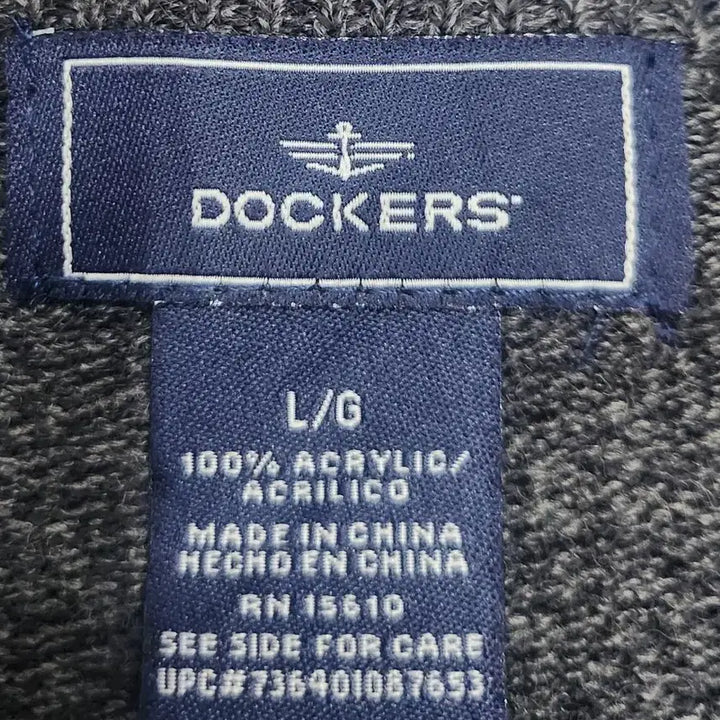 [BUNJANG] Dockers Argyle Pattern Knit L / Dockers 다커스 아가일 패턴 니트 L