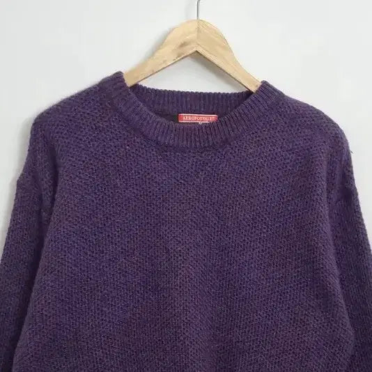 [BUNJANG] Vintage Purple Knit [M] / AEROPOSTALE 빈티지 퍼플 니트 [M] 구제 니트 / 빈티지