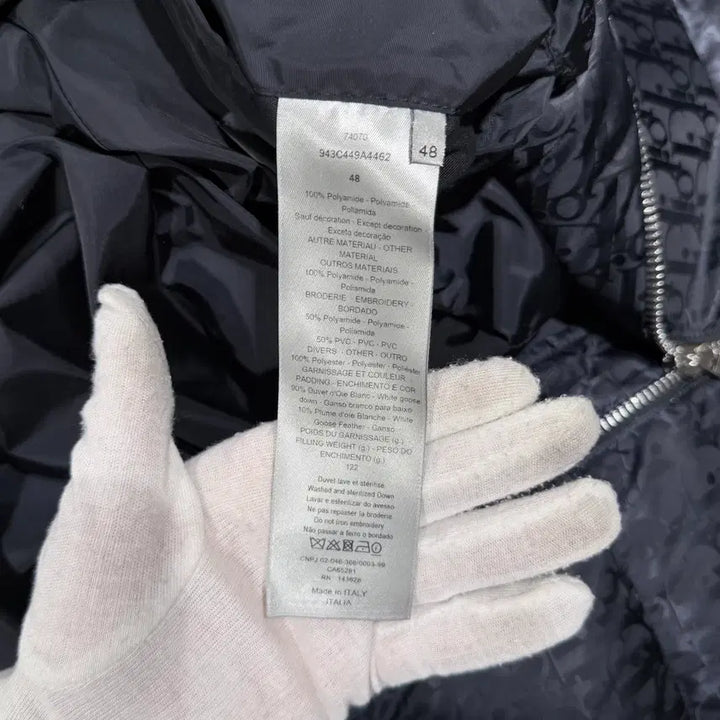 [BUNJANG] Dior Oblique Black Padded Jacket / (A+/48) / 디올 오블리크 블랙 패딩