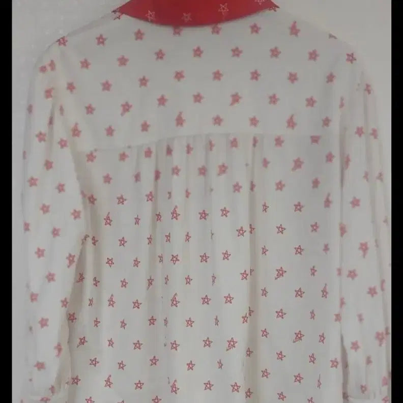 [BUNJANG] Lucky Chouette Star Pattern Blouse / 럭키슈에뜨 별 패턴 블라우스
