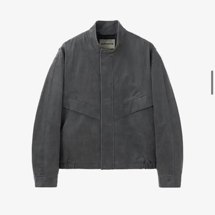 [BUNJANG] InSilence Crack Suede Jacket Charcoal / 인사일런스 크랙 스웨이드 자켓 차콜