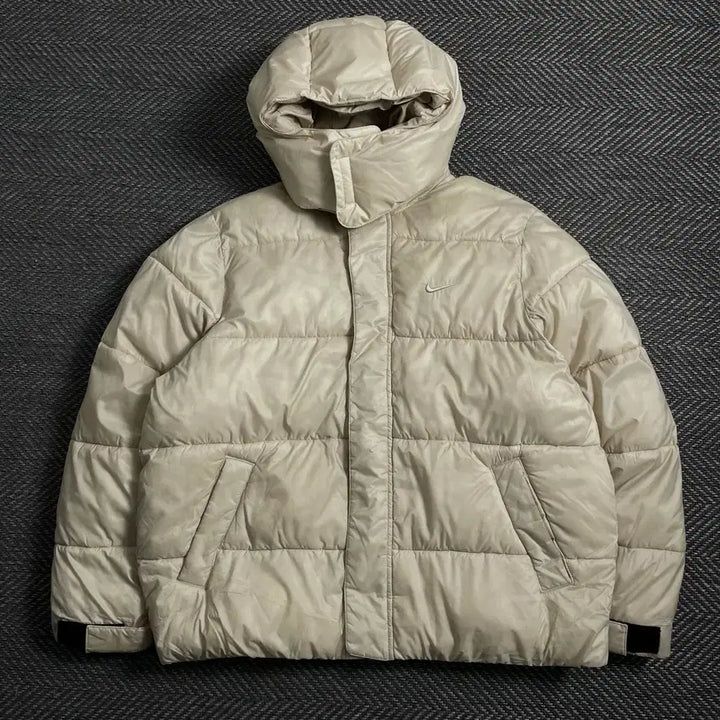 [BUNJANG] Nike Therma-FIT Down Puffer Jacket / 나이키 신형 크림 써마핏 다운 푸퍼 패딩 자켓o 4433