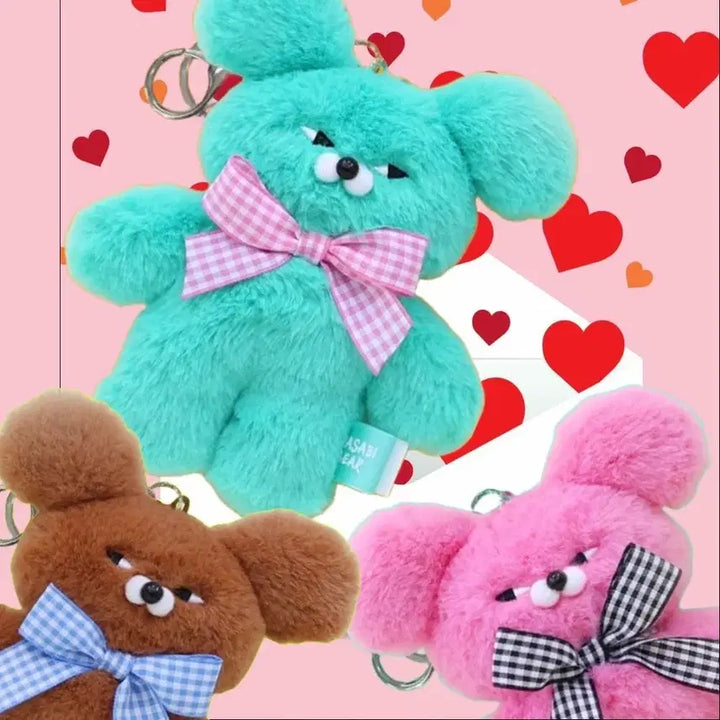 [BUNJANG] Wasabi Bear 13cm Keyring / 와사비베어 인형 키링 13cm  새상품 27개