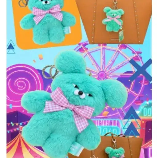 [BUNJANG] Wasabi Bear 13cm Keyring / 와사비베어 인형 키링 13cm  새상품 27개