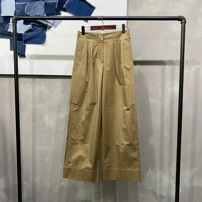 [BUNJANG] Arket Women's Casual Two-Tuck Cotton Pants / (26인치) 아르켓 여성 캐주얼 투턱 코튼팬츠 면바지