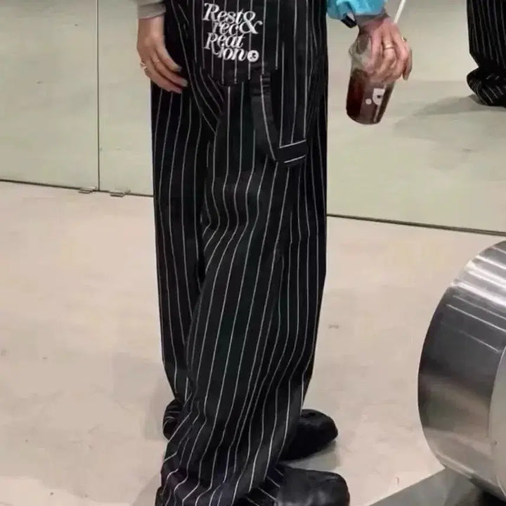 [BUNJANG] Rest &amp; Recreation Stripe Pants (L) / (L) 레스트앤레크레이션 스트라이프 팬츠