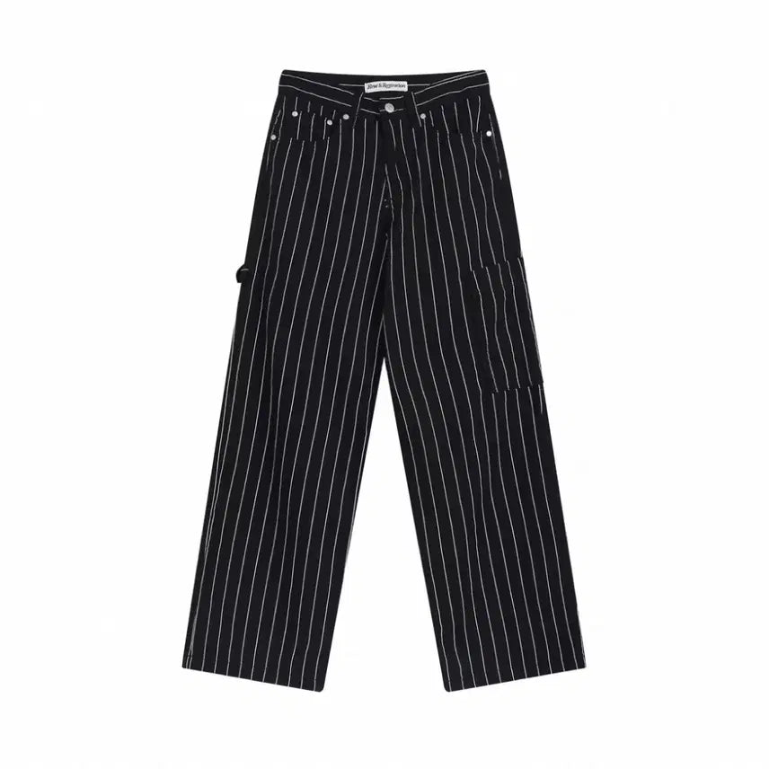 [BUNJANG] Rest &amp; Recreation Stripe Pants (L) / (L) 레스트앤레크레이션 스트라이프 팬츠