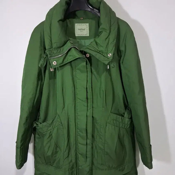 [BUNJANG] NAFNAF Green Duck Down Jacket / NAFNAF 그린 오리털 야상 점퍼
