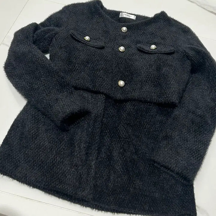 [BUNJANG] Heeinique Tweed Set Black Outfit / 히니크 트위드 셋업 블랙 하객룩