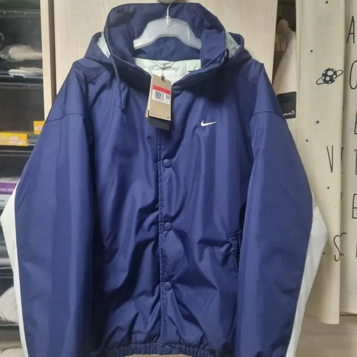 [BUNJANG] Nike Soloswoosh Puffer / (L) 나이키 솔로스우시 푸퍼 미드나이트 뉴진스 패딩