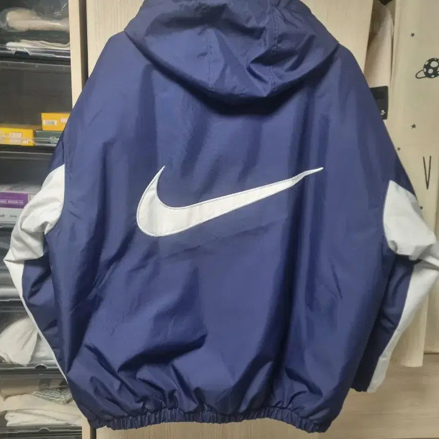 [BUNJANG] Nike Soloswoosh Puffer / (L) 나이키 솔로스우시 푸퍼 미드나이트 뉴진스 패딩