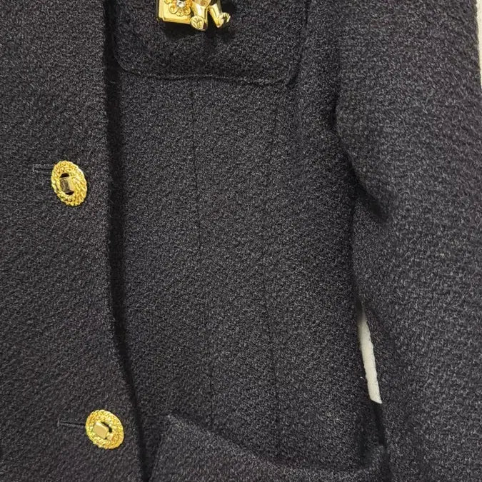 [BUNJANG] Black Tweed Jacket / 블랙 트위드 쟈켓