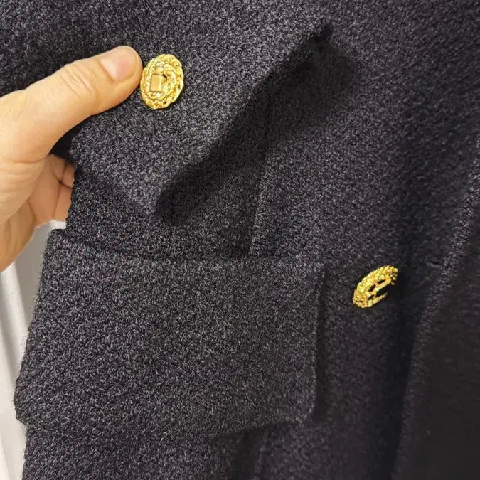 [BUNJANG] Black Tweed Jacket / 블랙 트위드 쟈켓