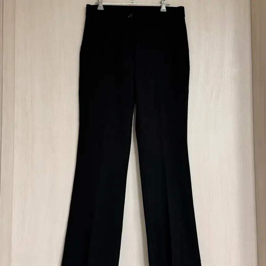 [BUNJANG] High Waisted Hidden Banding Slacks / 블랙 하이웨스트 히든밴딩 슬랙스