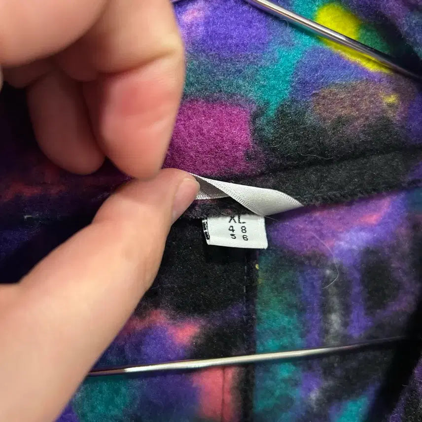 [BUNJANG] Vintage Indian Pattern Fleece Anorak / 재팬빈티지 오버핏 인디안 패턴 플리스 아노락