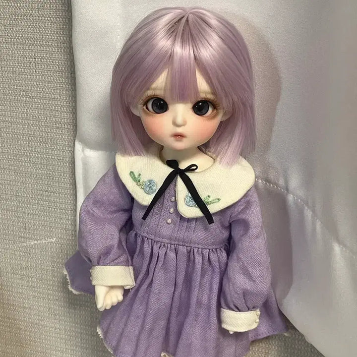 [BUNJANG] LinaChouchou Fluffy-Peach Blue-Me Jellypico / 소네트 라벤더 원피스 usd 리나슈슈 플러피치 블루메 젤리피코