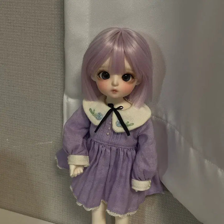 [BUNJANG] LinaChouchou Fluffy-Peach Blue-Me Jellypico / 소네트 라벤더 원피스 usd 리나슈슈 플러피치 블루메 젤리피코
