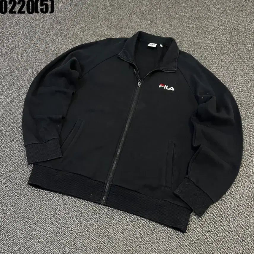 [BUNJANG] FILA 0220 Zip-up Jacket / FILA 필라 블랙 집업 자켓xl 0220