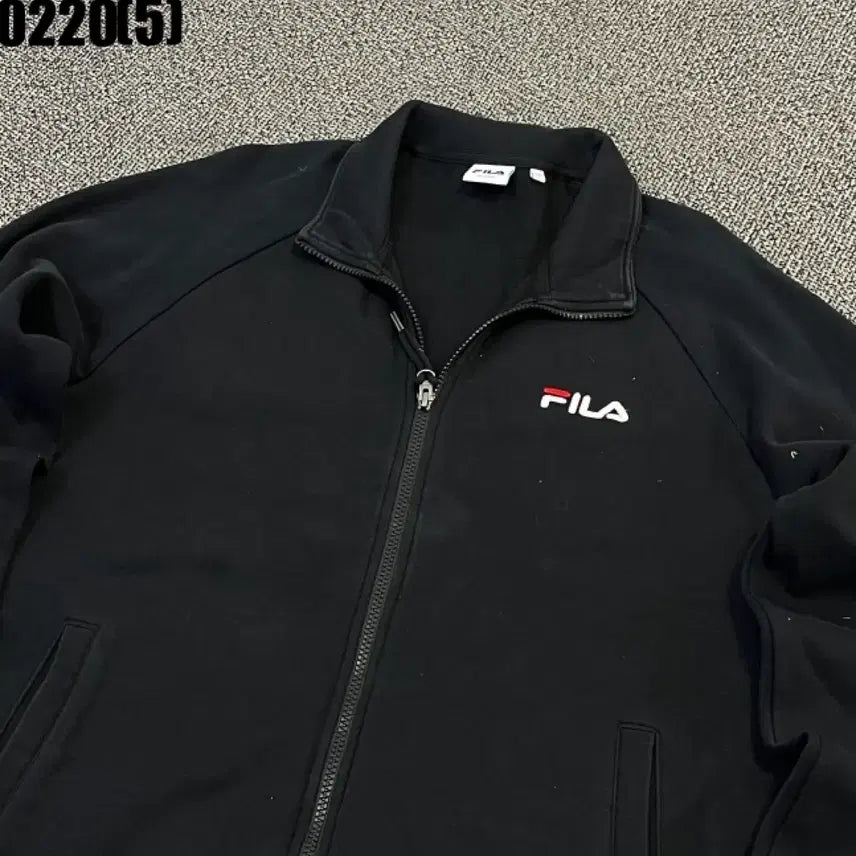 [BUNJANG] FILA 0220 Zip-up Jacket / FILA 필라 블랙 집업 자켓xl 0220