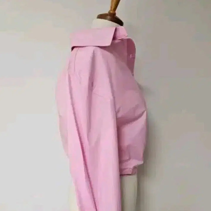 [BUNJANG] Pink Shirt Blouse / 세일바배))랩 스타일 핑크 셔츠 블라우스