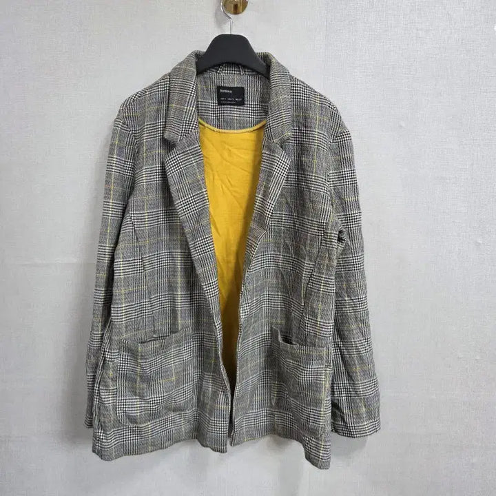 [BUNJANG] BERSHKA Women's Check Casual Jacket / BERSHKA 여성S 체크 캐주얼 자켓 L9953