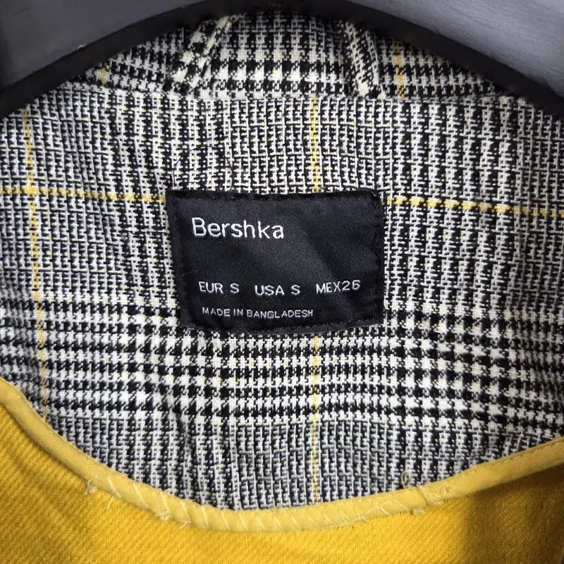 [BUNJANG] BERSHKA Women's Check Casual Jacket / BERSHKA 여성S 체크 캐주얼 자켓 L9953