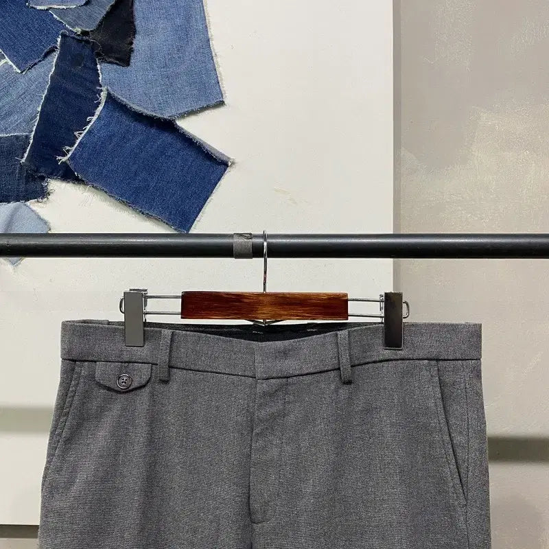[BUNJANG] Casual Classic Slacks Pants / (34인치) 크레뮤 캐주얼 클래식 슬랙스 정장바지 팬츠