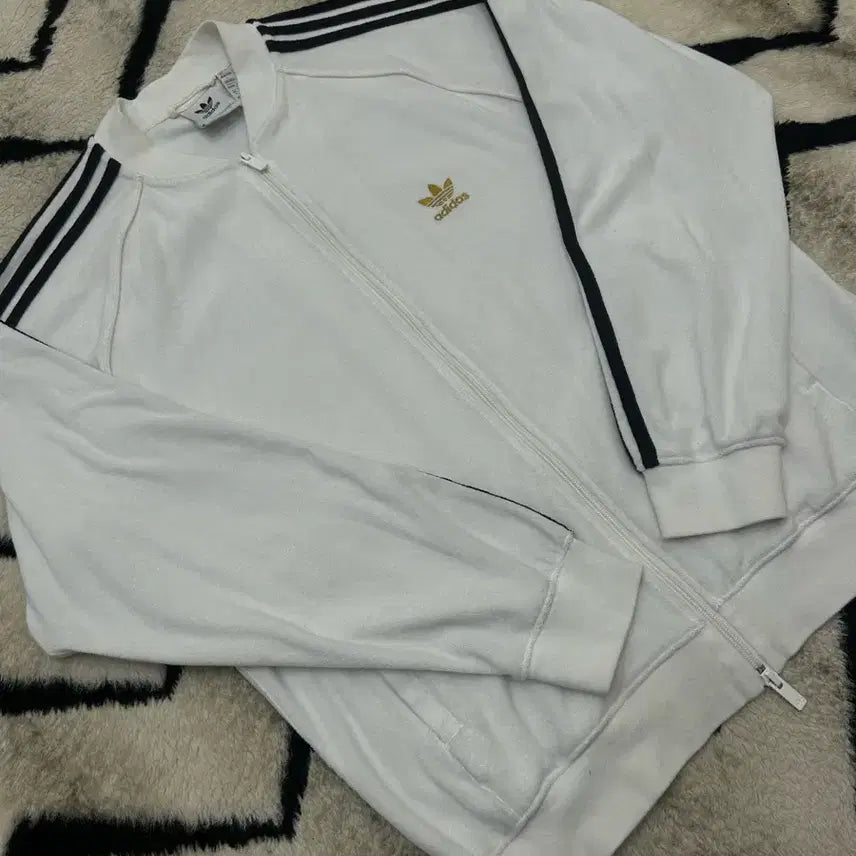 [BUNJANG] Adidas SST Terry Track Top / White / [L]아디다스 SST 테리 재질 트랙탑/화이트