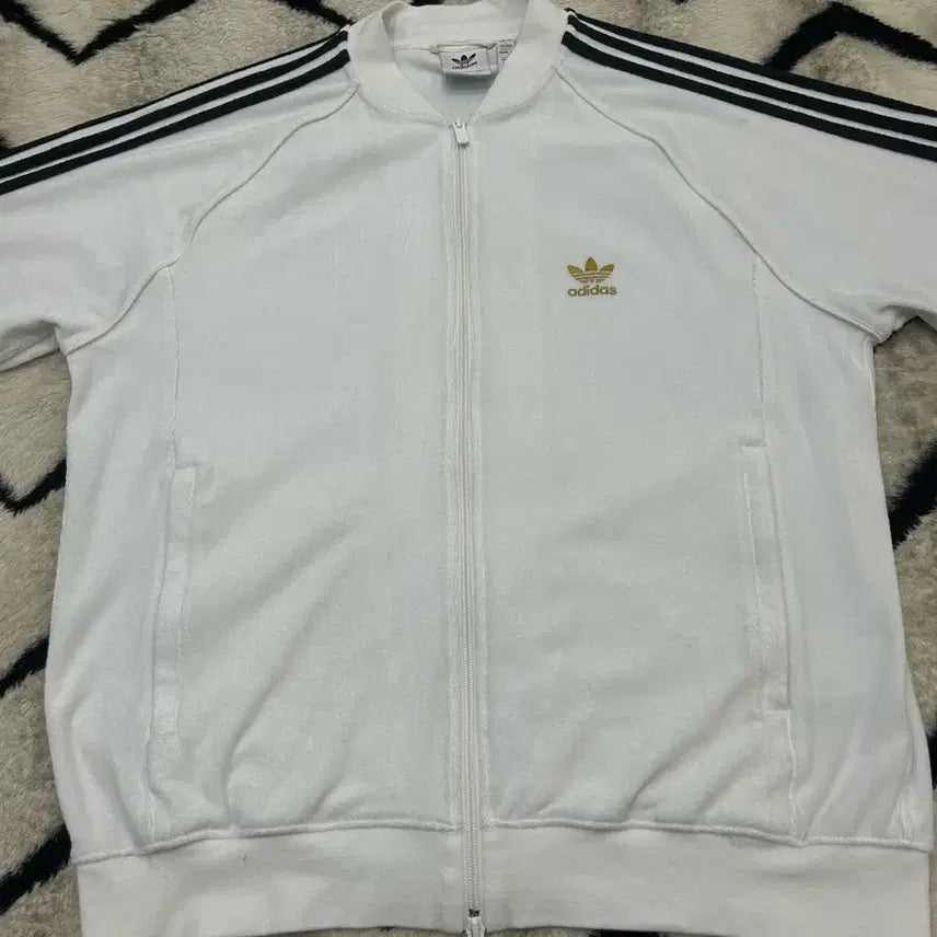 [BUNJANG] Adidas SST Terry Track Top / White / [L]아디다스 SST 테리 재질 트랙탑/화이트