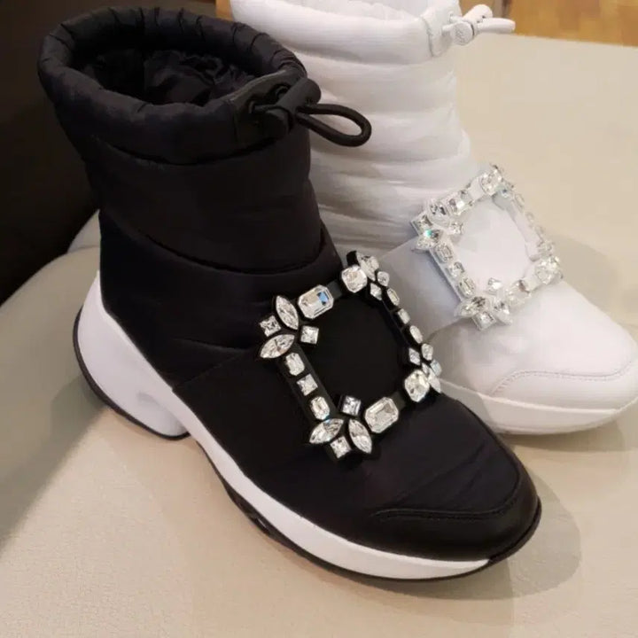 [BUNJANG] Roger Vivier Black Padded Boots / 로저비비에 블랙 패딩부츠