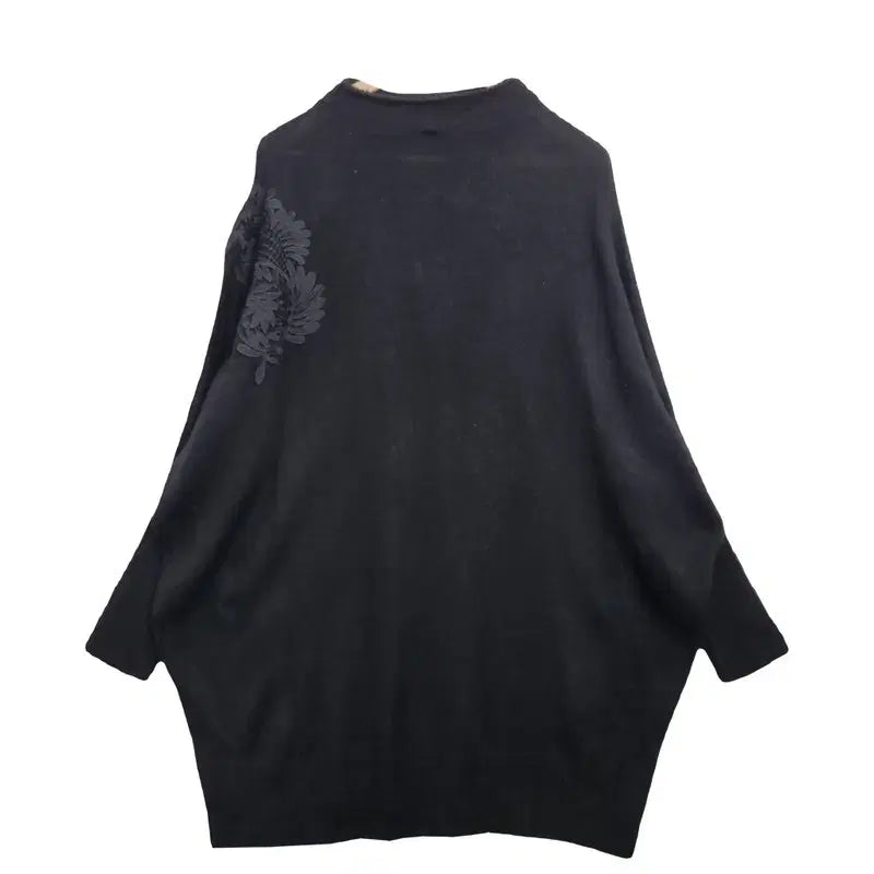 [BUNJANG] R.P.S Oversized Long Knit / R.P.S 블랙 루즈핏 가오리 니트 [F] 가오리핏 롱니트/ 루즈핏