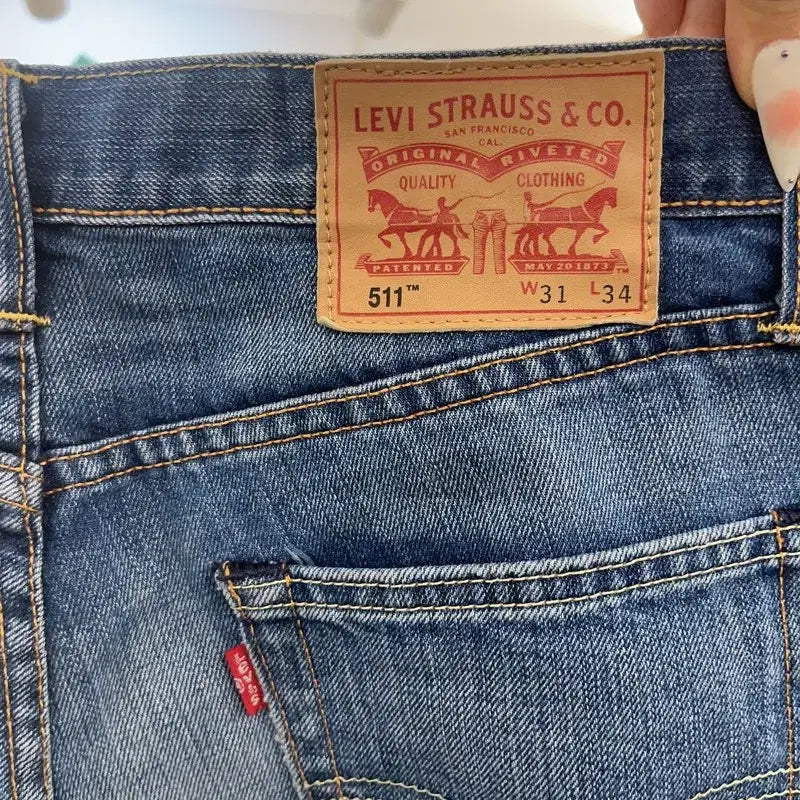 [BUNJANG] Levi's 511 Vintage Washed Denim Pants (31 inch) / 리바이스 511 빈티지 캐주얼 워싱 데님팬츠 31인치 C09368