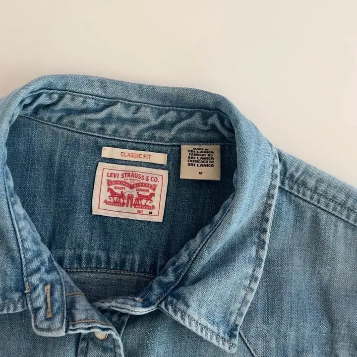 [BUNJANG] Levi's Western Denim Shirt / 리바이스 여성 웨스턴 데님 셔츠 M
