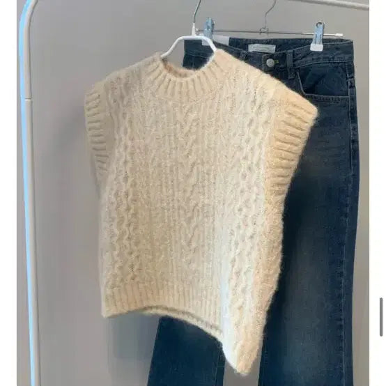 [BUNJANG] Musemine Mohair Knit Vest / musemine 모헤어 니트 조끼