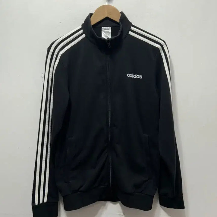 [BUNJANG] Adidas Black Track Top Jacket (Size M) / 아디다스 삼선 블랙 트랙탑 집업 자켓 점퍼 M
