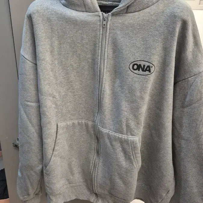 [BUNJANG] ONA Gray Hoodie / ONA 회색 후드집업