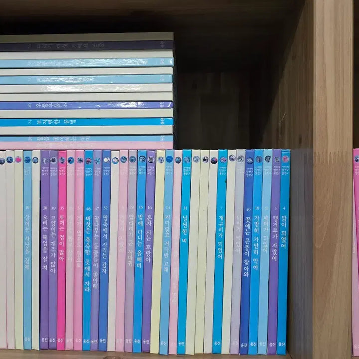 [BUNJANG] Woongjin Smart Books Nature Observation Set / 웅진다책    자연관찰 땅 친구 물 친구 55권+길잡이책