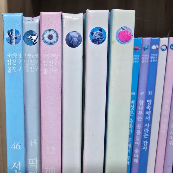 [BUNJANG] Woongjin Smart Books Nature Observation Set / 웅진다책    자연관찰 땅 친구 물 친구 55권+길잡이책