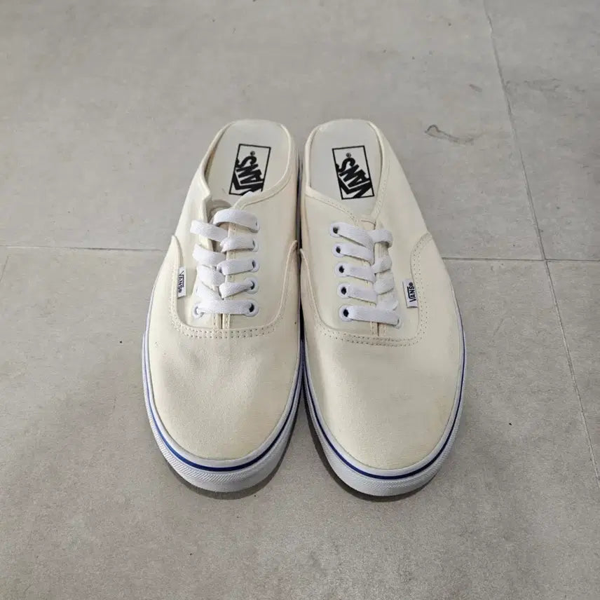 [BUNJANG] Vans Authentic Slip-On Mule Ivory / (280) 반스 어센틱 슬립온 뮬 아이보리