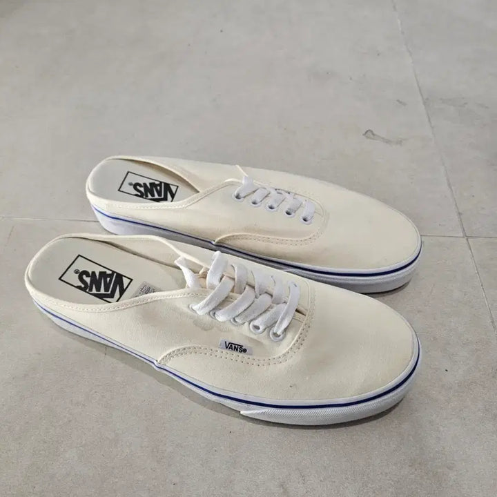 [BUNJANG] Vans Authentic Slip-On Mule Ivory / (280) 반스 어센틱 슬립온 뮬 아이보리