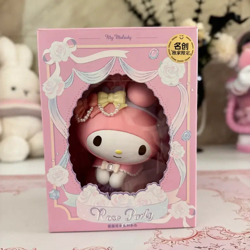 [BUNJANG] Sanrio Miniso Rose Party Kuromi Figure / 산리오 미니소 로즈파티 마멜 피규어