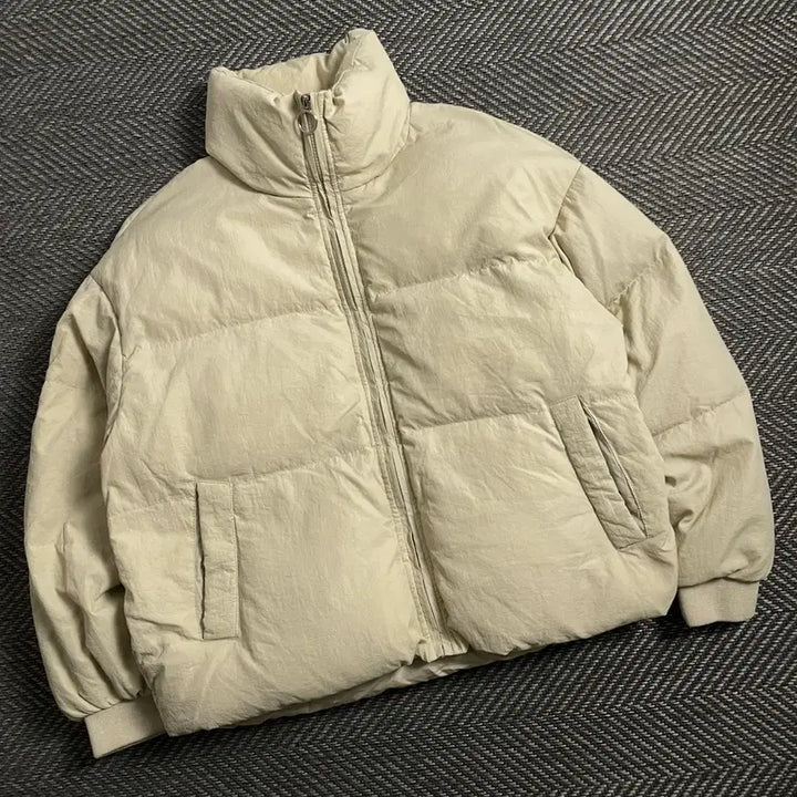 [BUNJANG] NICK NICOLE Beige Short Padded Jacket / NICK NICOLE 베이지 숏 패딩 자켓y 4439