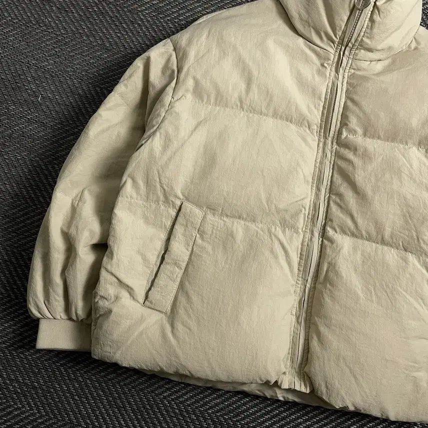 [BUNJANG] NICK NICOLE Beige Short Padded Jacket / NICK NICOLE 베이지 숏 패딩 자켓y 4439