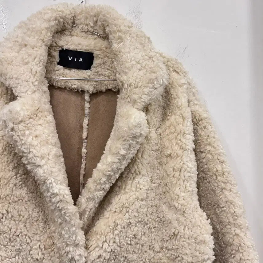 [BUNJANG] Bia Suede Long Fur Jacket / 비아 스웨이드 안감 헤어리 롱 퍼자켓