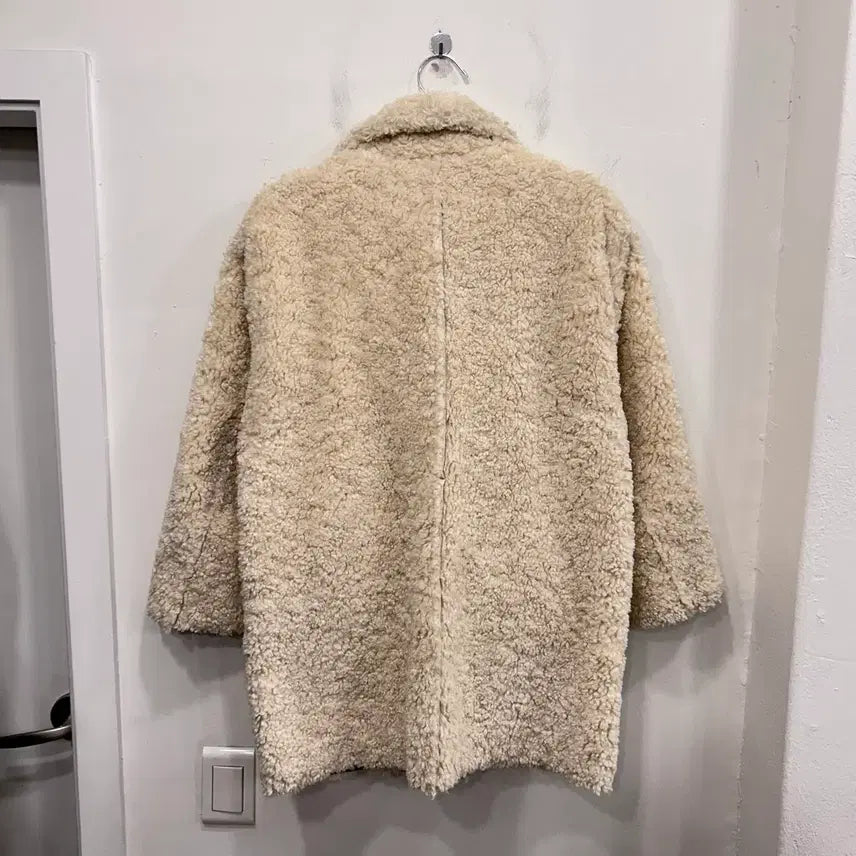 [BUNJANG] Bia Suede Long Fur Jacket / 비아 스웨이드 안감 헤어리 롱 퍼자켓