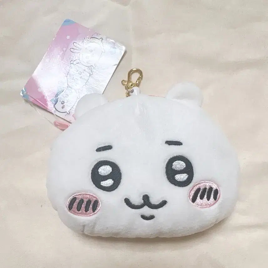[BUNJANG] Chiikawa Face Passcase Coin Purse Keyring / 치이카와 동전 지갑 키링 페이스 패스케이스 릴패스 일본 정품